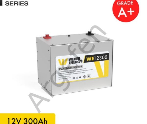WERER ENERGY 12V 300 AH  LiFePO4 Lityum Demir Fosfat Batarya – Akü