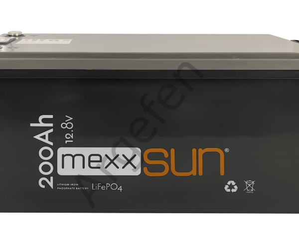 Mexxsun 12V-200Ah 12.8V  12Volt 200Amper Lityum Akü (LiFepo4)