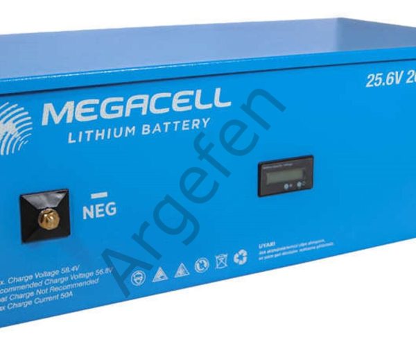 Megacell Lifepo4 25.6V 200Ah Lityum Demir Fosfat Akü