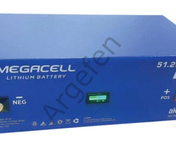 Megacell Lifepo4 51.2V 100Ah Lityum Demir Fosfat Akü
