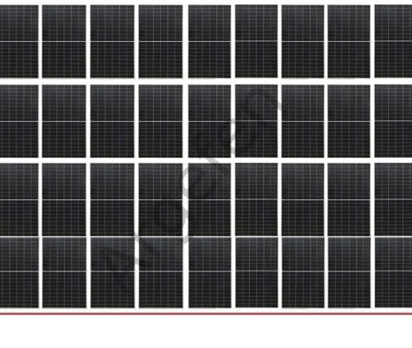 15 kW 15000 Watt 22Hp 3 Faz Sürücü 23.400W Güneş Paneli Sulama Paket-25