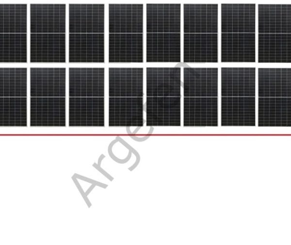 5.5 kW 5500 Watt 7.5Hp 3 Faz Sürücü 12.600W Güneş Paneli Sulama Paket-9